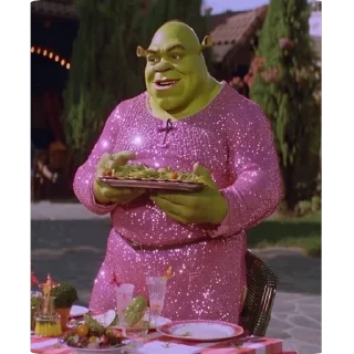 Sticker Shrek Glamour - 3