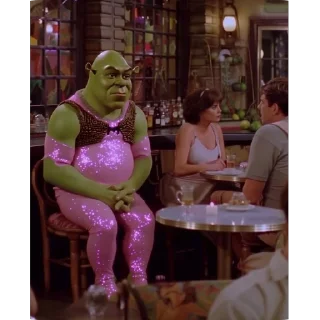 Sticker Shrek Glamour - 9