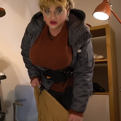 wall person clothing