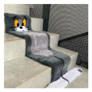 Sticker Сидит довольный - 1