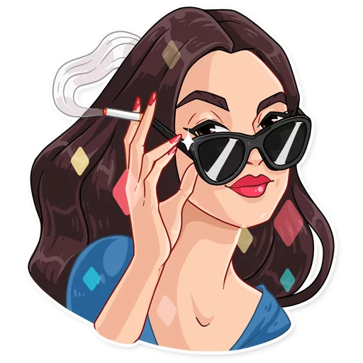 иллюстрация мультфильм человеческое лицо