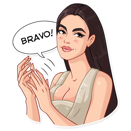 человеческое лицо мультфильм женщина