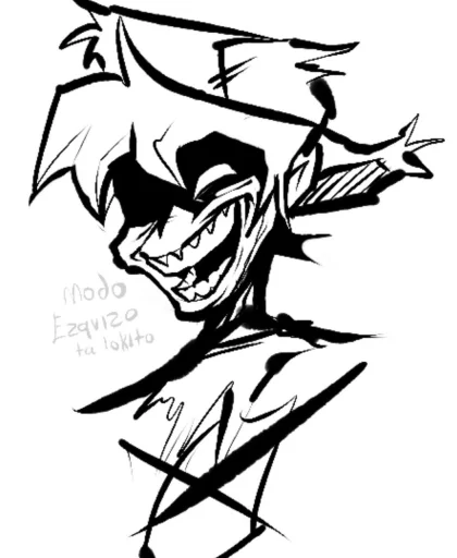 эскиз рисование линейное искусство