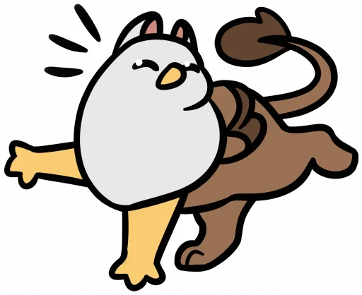 Sticker SillyGryph - 1