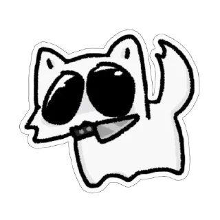 Sticker silly kittens - 0