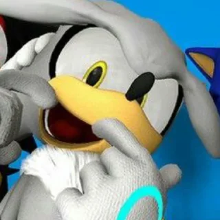 Стикер Silver the hedgehog by @sonic_the_hednehog - 9