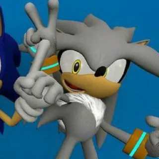 Стикер Silver the hedgehog by @sonic_the_hednehog - 1