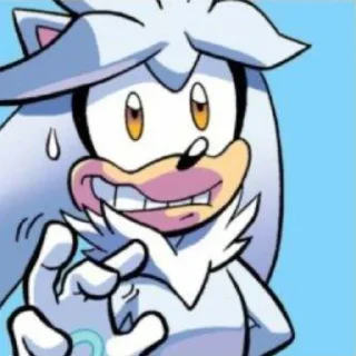 Стикер Silver the hedgehog by @sonic_the_hednehog - 7