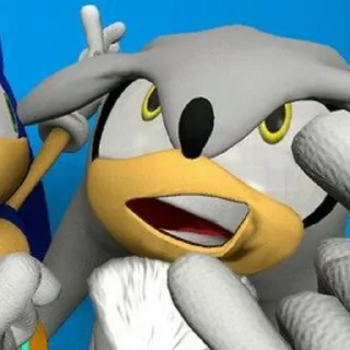 Стикер Silver the hedgehog by @sonic_the_hednehog - 5