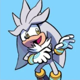Стикер Silver the hedgehog by @sonic_the_hednehog - 6
