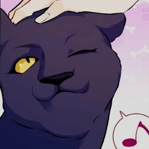 Стикер симбиоз между кроликом и чёрной пантерой - 7