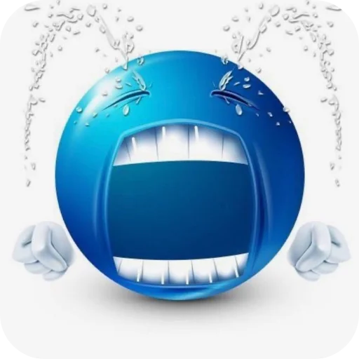 Sticker Sinij_smajl9 - 1