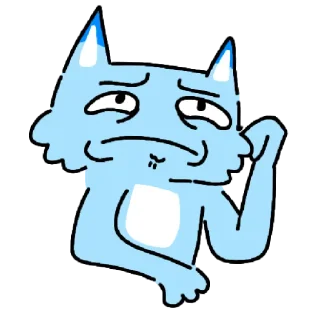 Sticker Синяя штука - 3