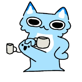 Sticker Синяя штука - 11