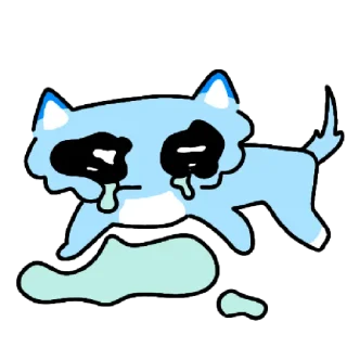 Sticker Синяя штука - 5