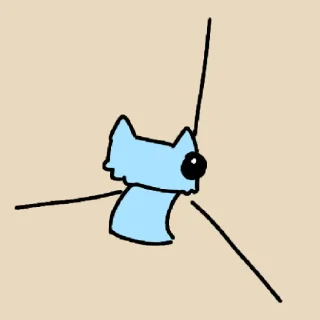 Sticker Синяя штука - 2