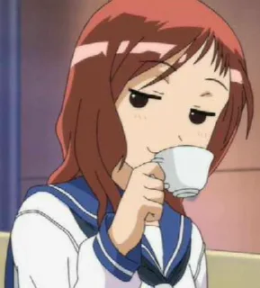 Стикер Sipping tea - 3