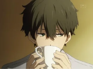 Стикер Sipping tea - 10