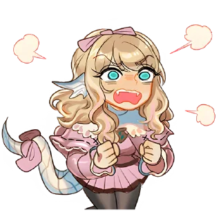 Стикер Сестра Амастелла @Nyasticks - 11