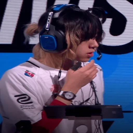 headphones clothing person