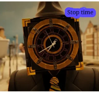 Sticker Часовой день - 7