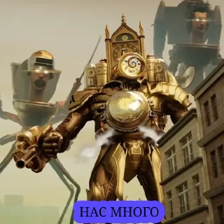 Sticker Часовой день - 6