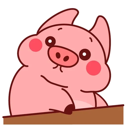 клипарт мультфильм свинья