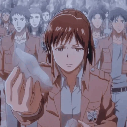 аниме человеческое лицо мультфильм