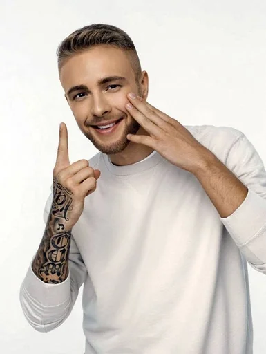 person human face clothing