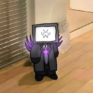 мультфильм часы пурпурный