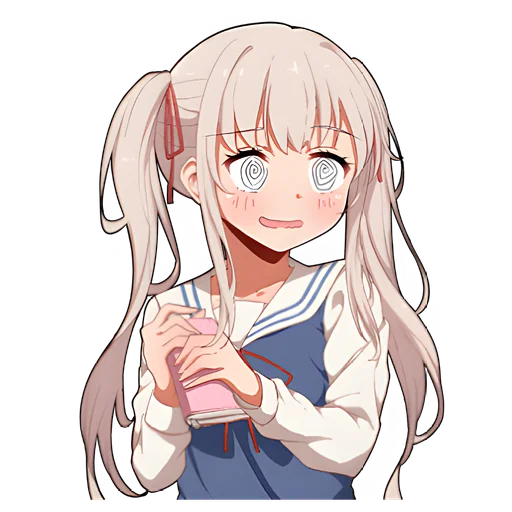 Sticker Школьница-тян @nyasticks - 8