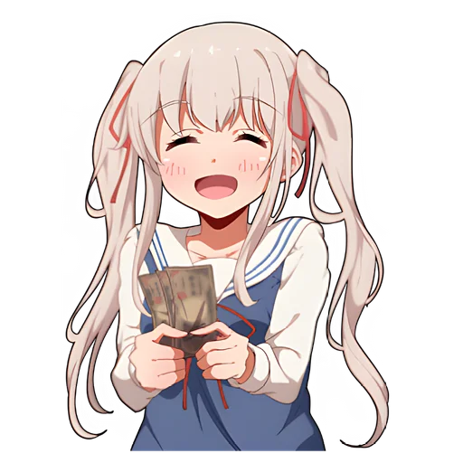 Sticker Школьница-тян @nyasticks - 7