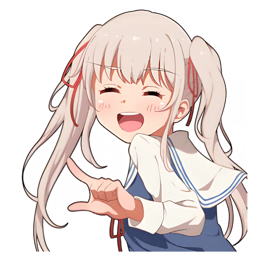 Sticker Школьница-тян @nyasticks - 5