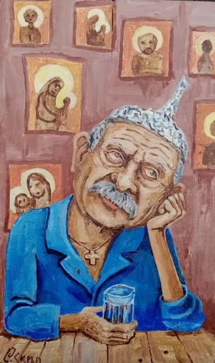 рисование живопись человеческое лицо