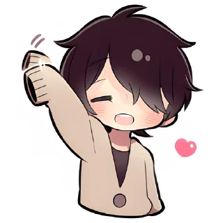 Sticker Скромный кун @Nyasticks - 7