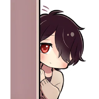 Sticker Скромный кун @Nyasticks - 5