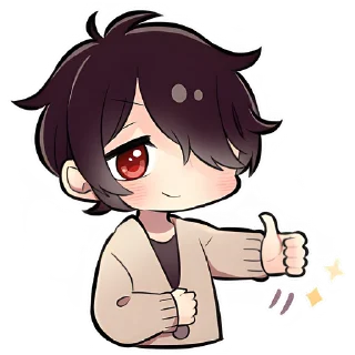 Sticker Скромный кун @Nyasticks - 1