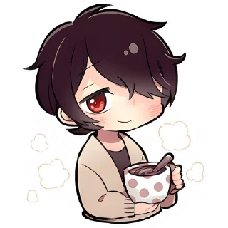 Sticker Скромный кун @Nyasticks - 8