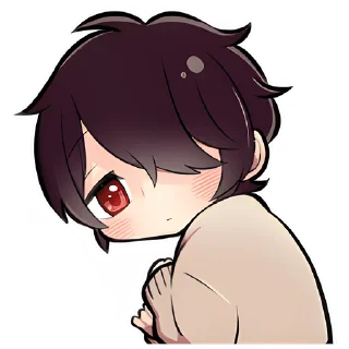 Sticker Скромный кун @Nyasticks - 4