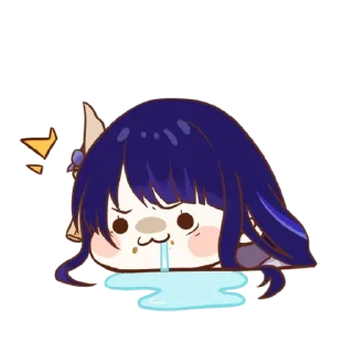 Sticker @anime_stickerr Райден - 11