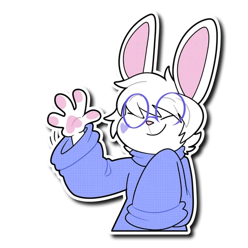 клипарт кролик рисование