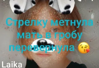 Sticker Я Лютый Далматинец лайка @Shrifty_textbot - 2