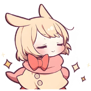 Стикер Сладкий зайчик 3 @Nyasticks - 2