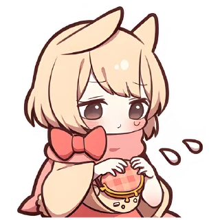 Стикер Сладкий зайчик 3 @Nyasticks - 0