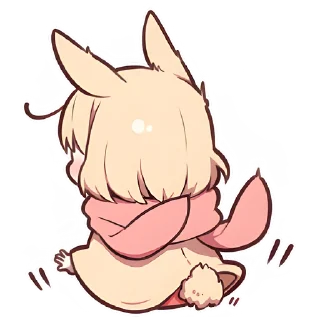 Стикер Сладкий зайчик 3 @Nyasticks - 1