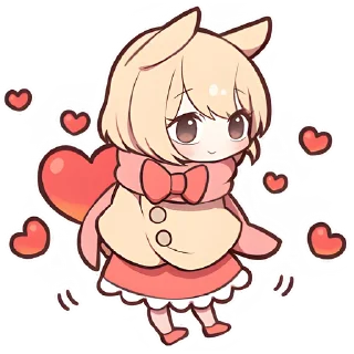 Стикер Сладкий зайчик 3 @Nyasticks - 3