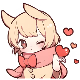 Стикер Сладкий зайчик 3 @Nyasticks - 7