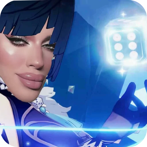 human face anime cartoon