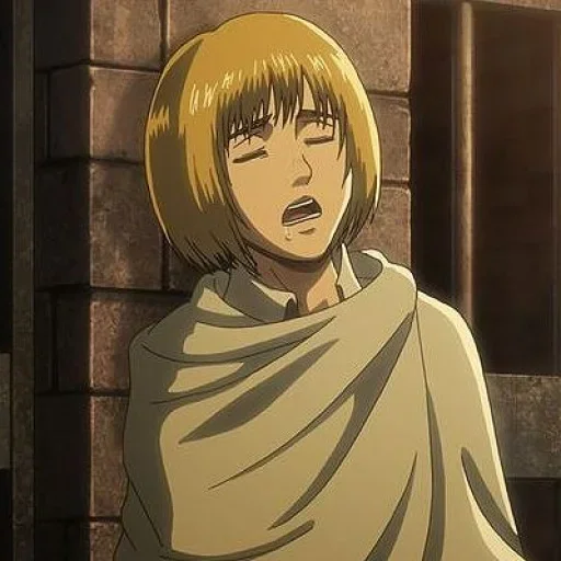 cartoon anime human face