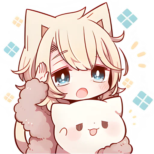 Sticker SleepKitten2Nyasticks - 1